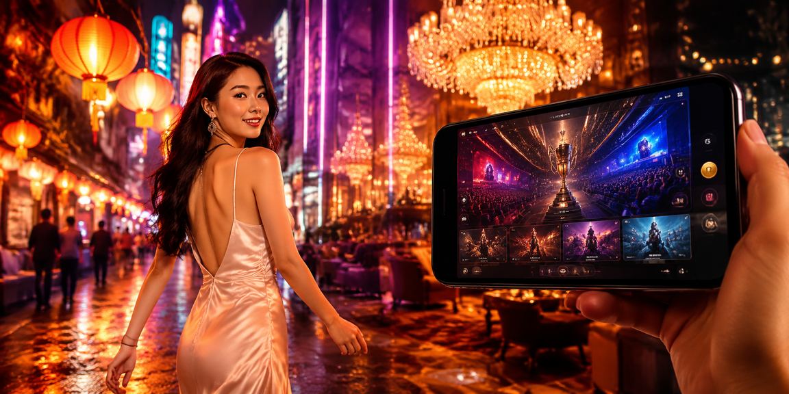 Cảnh chơi game giải trí về đêm tại khu chợ đêm sôi động TP Hồ Chí Minh