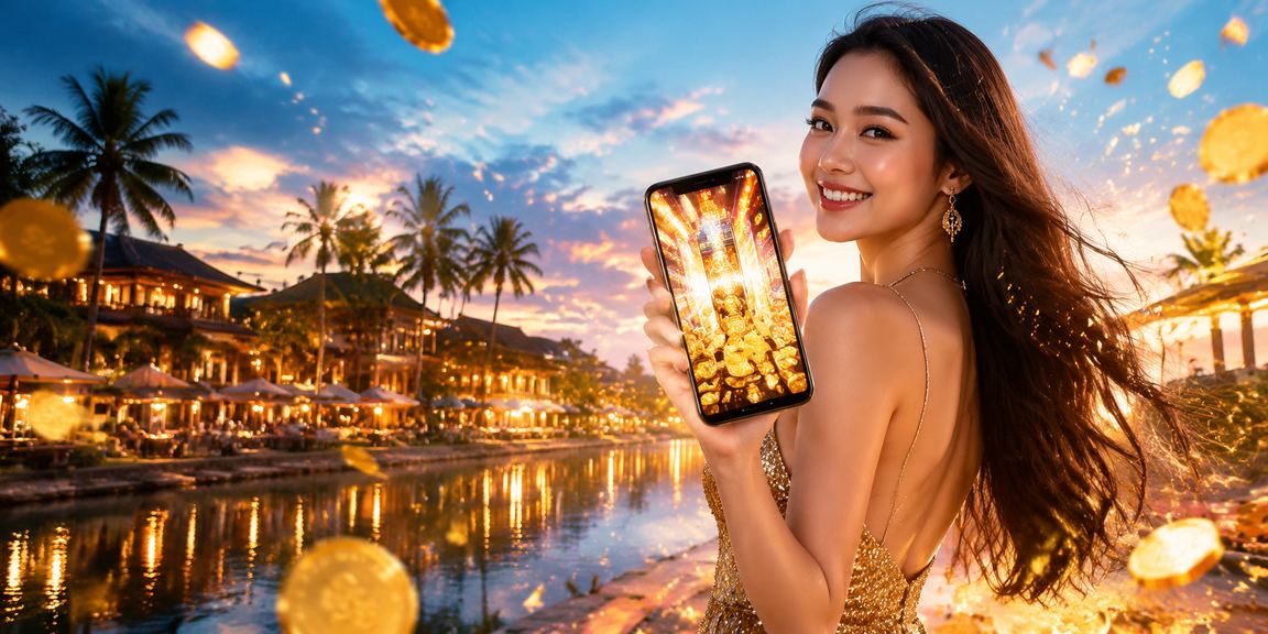 Buổi tối tại đảo Phú Quốc với người dùng thưởng thức game casino trên điện thoại di động